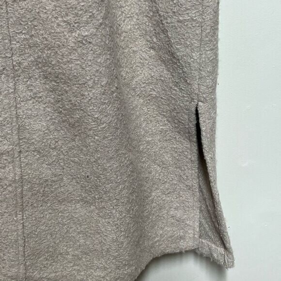 Anthropologie Joie Open front Belted Wool Blend Oatmeal Coat Sz S - Picture 4 of 10